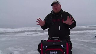 MidWest Outdoors TV Show #1657 - Tip of the Week on Ice Tackle Organization.