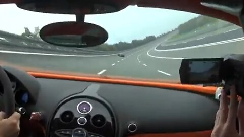 Incar wideangle Bugatti Veyron Vitesse, Koenigsegg Agera R, Porsche 918 Spyder in 60 fps 🤩