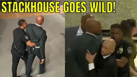 Former NBA Star & Vanderbilt Coach JERRY STACKHOUSE EJECTED & POLICE Escorts Him OFF THE COURT!