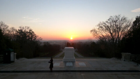 Sunrise at Arlington National Cemetery