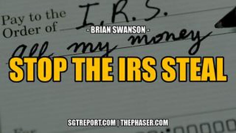 Stop Paying "Income" Tax on Your "Capital" -- Brian Swanson
