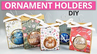 DIY CHRISTMAS ORNAMENT HOLDER TUTORIAL