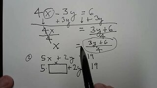 More Solving Systems of Equations Using Substitution