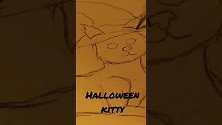 HOW TO DRAW HALLOWEEN KITTY! Adventure Through Art