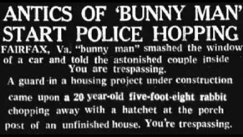 Halloween 1970 Guinea Road bunny man ax vandalism of Burke Virginia Kings Park West fly tippers