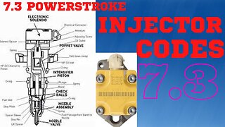 7.3 POWERSTROKE INJECTOR CODES