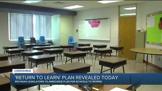 Michigan legislators to unveil 'Return to Learn' plan for students today