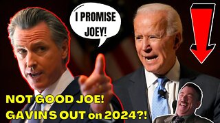 Gavin Newsom "CLAIMS" He's NOT Running in 2024?! Polls Are TERRIBLE for Biden among Dems!