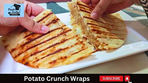 Potato Crunch Wrap || Lunch box recipes || Back to School Recipes || Fresh Daily