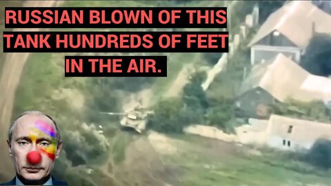UKRAINE WAR FOOTAGE SHOWS A RUSSIAN SOLDIER BLOWN HUNDREDS OF FEET IN THE AIR. HOW HIGH DID HE GO?