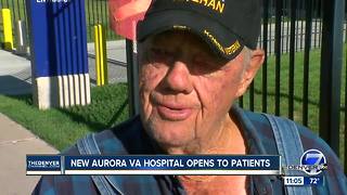 Veterans show up for appointments at new VA hospital