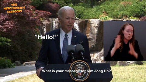 Biden's message to North Korea's Kim Jong-Un: "Hello!"