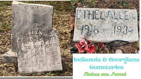 Indianola Pioneer & Georgiana Cemeteries - #taphophile in Brevard Part 2