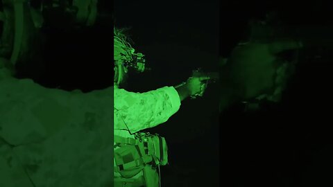 Who said Marines don’t get cool toys? #military #marine #nightvision #tactical #gear
