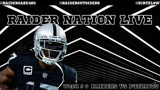 🏴‍☠️🏴‍☠️Raider Nation Live! 🏴‍☠️🏴‍☠️ #WEEK6 #RAIDERS VS #PATRIOTS