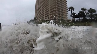 Hurricane Michael Storm Surge on Panama City Beach, FL