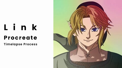 Link (TLoZ: Twilight Princess) Fanart - Procreate - Timelapse Process