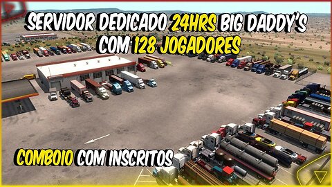 ATS 1.47 MULTIPLAYER COM MODS SERVIDOR BIG DADDY`S 128 PLAYER AMERICAN TRUCK SIMULATOR