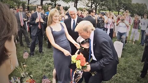 Trump Shares Emotional Moment With Son Of Fallen Marine Hero