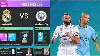 MAN CITY 5-0 REAL MADRID legendary League Cup (DLS23)