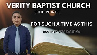 Brother Cris | For Such A Time As This