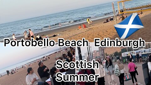 Portobello Beach Edinburgh |scotland beach|Beach walk|scottish summer