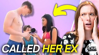 Girlfriend Calls Her Ex INFRONT Of Her Boyfriend