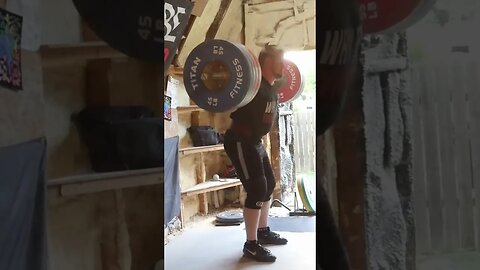 202 kg / 445 lb - Back Squat - Weightlifting Training