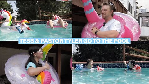 Tess and Pastor Tyler Go to the Pool