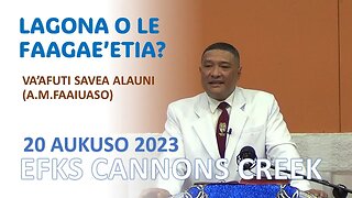 LAGONA O LE FA'AGAE'ETIA (Va'afuti Savea Alauni AM) Feeling overwhelmed?