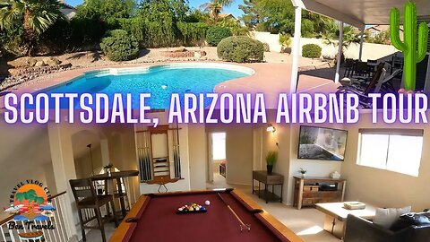 Scottsdale Arizona Airbnb House Tour With Swimming Pool | Staycation