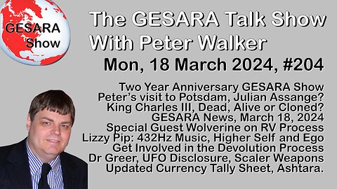 2024-03-18, GESARA Talk Show 204 - Two Year Anniversary