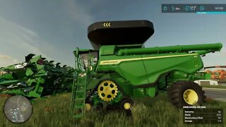 Harvesting Corn at Elmcreek Farm Part 61- FARMING SIMULATOR 22 - Timelapse