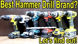 Best Hammer Drill Brand? Milwaukee, Dewalt, Makita, Ryobi, Hart, & Cacoop
