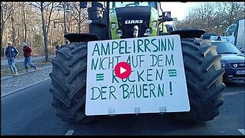 08.01.2024 - Demo der Freien Bauern am Brandenburger Tor - Berlin