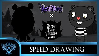 Speed Drawing: Happy Tree Friends Fanon - Smokey | Mobebuds Style