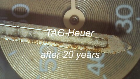 TAG Heuer after 20 years of wearing it