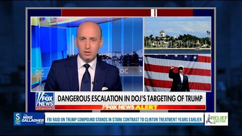 Stephen Miller points out how the FBI raid on Mar-a-Lago is an egregious and historically unprecedented action