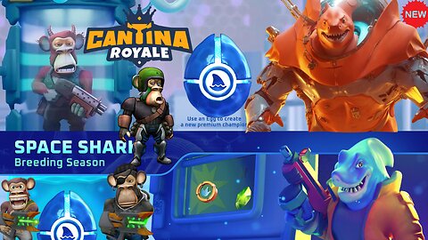 Earn Lifetime Passive Income with Cantina Royale #Game On #MultivesX Breeding is here🦈🦈🦈