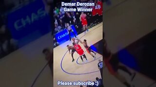 Demar Derozan with a clutch game winner to win #demarderozan #chicagobulls #nba