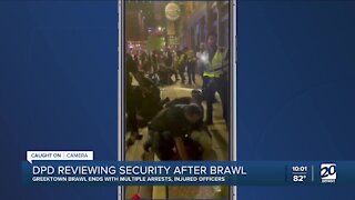 Detroit police break up massive brawl in Greektown