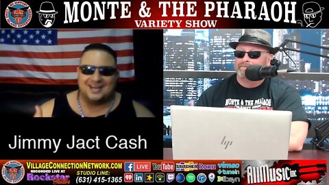 @Monte & The Pharaoh LI#1 Pro Wrestling Broadcast present Jimmy Jact Cash in studio