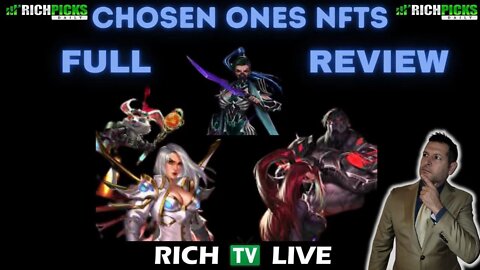 Chosen Ones NFTs | CHOSENONES.IO | Play To Earn Gaming | Metaverse | RICH TV LIVE