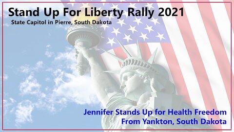 Stand Up For Liberty Rally - Jennifer Speaks About Health Freedom