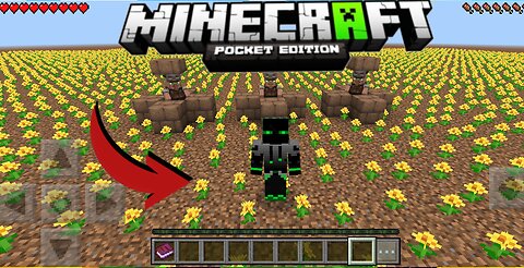 FLATFLOWER MAP FOR MINECRAFT PE 1.20.51 | MINECRAFT IN A FLAT WORLD OF FLOWERS