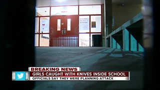 PD: Two middle school girls armed themselves with knives, planned on attacking classmates at school