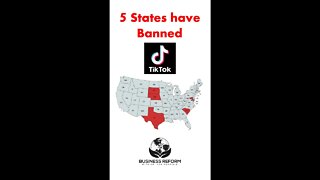 TikTok banned by 5 states