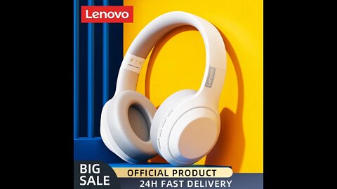 Lenovo Headphone Bluetooth Earphones Music Headset with Mic for Mobile iPhone Sumsamg Android IOS