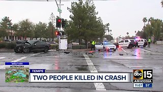 Two people killed in Tempe crash