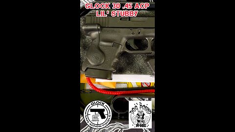 Glock 30 Sub Compact 45 ACP Short!🔥👀 #shorts #shortsfeed #shooting #glock #defense